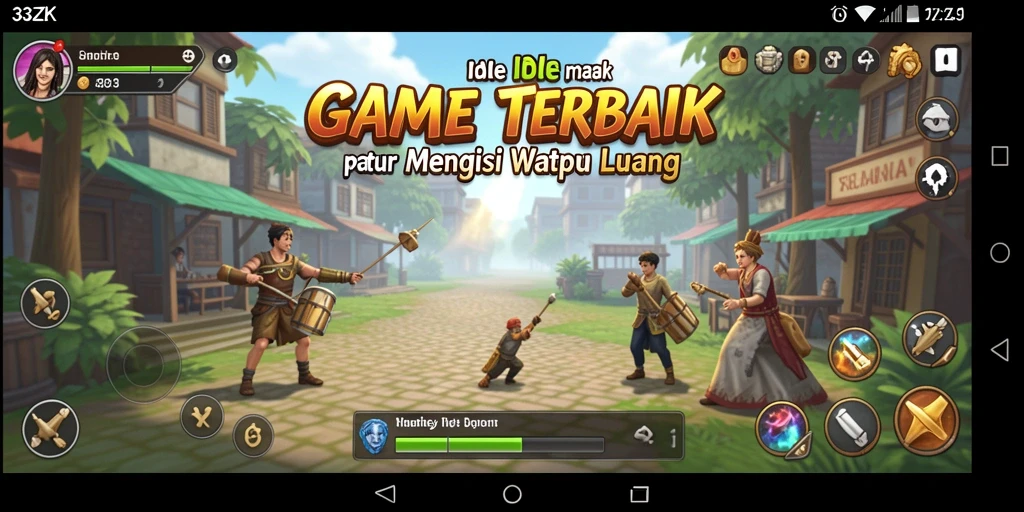 Tampilan gameplay 33ZK yang menarik dan dinamis.
