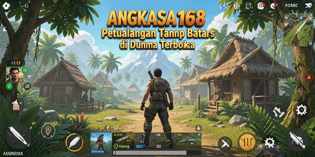 Tampilan gameplay menakjubkan di dunia terbuka ANGKASA168.
