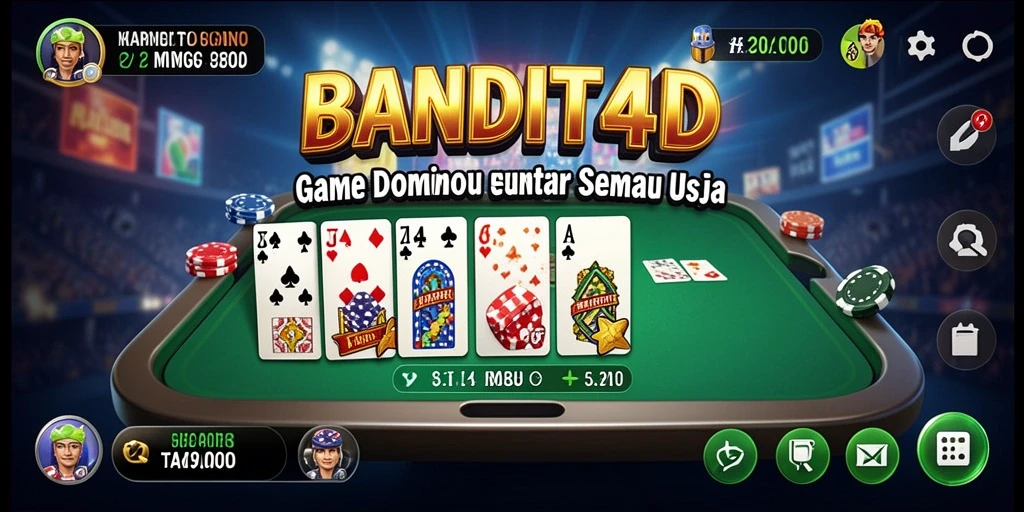 Tampilan gameplay BANDIT4D yang menarik dan interaktif.