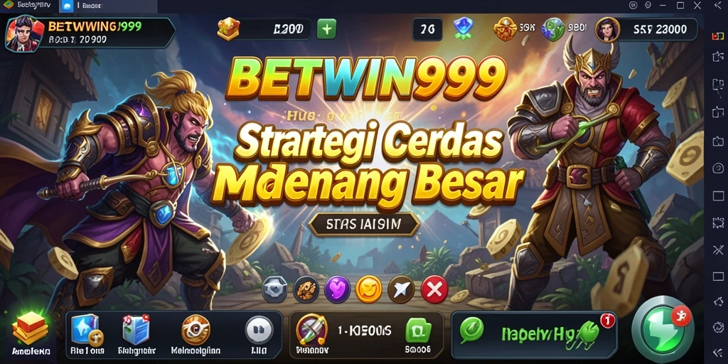 Tampilan gameplay BETWIN999 yang menegangkan dan penuh strategi.