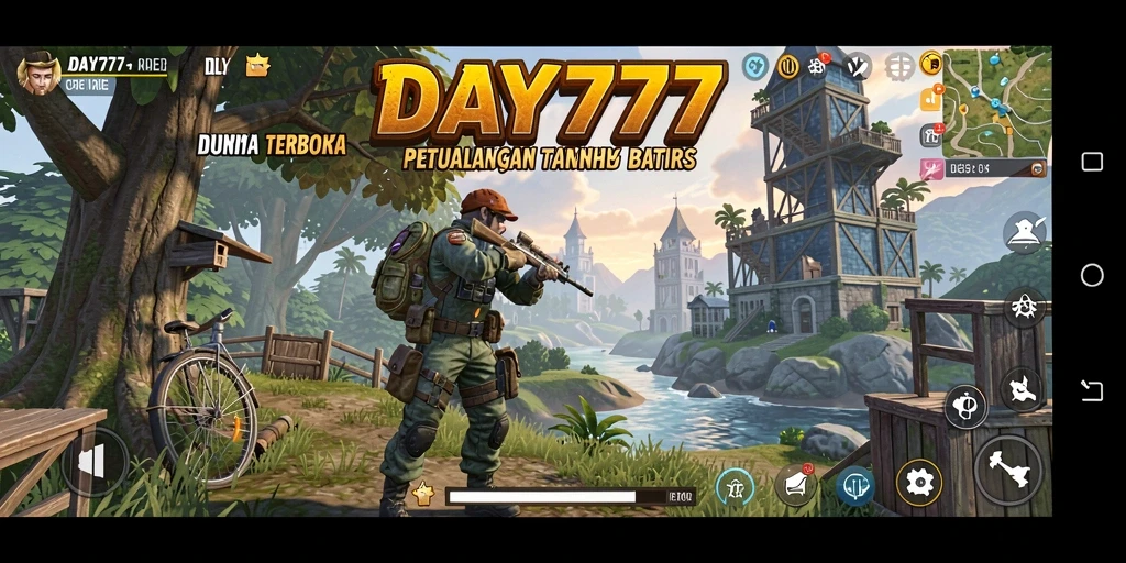 Screenshot utama menampilkan eksplorasi mendalam dalam dunia Open World.