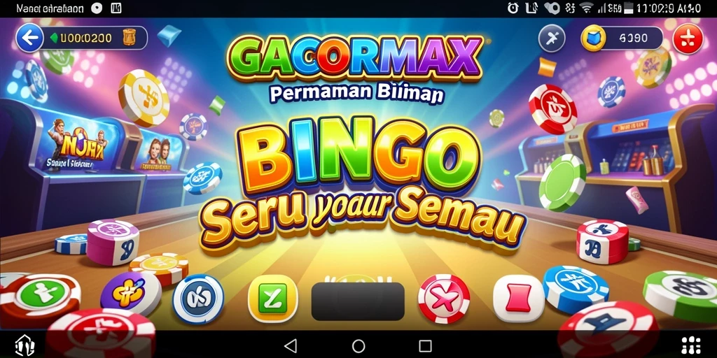 Tampilan menarik dari permainan Bingo di GACORMAX.