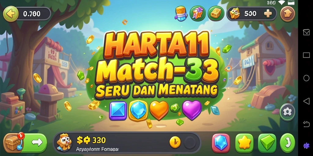 Tampilan gameplay HARTA11 yang menarik dan penuh warna.