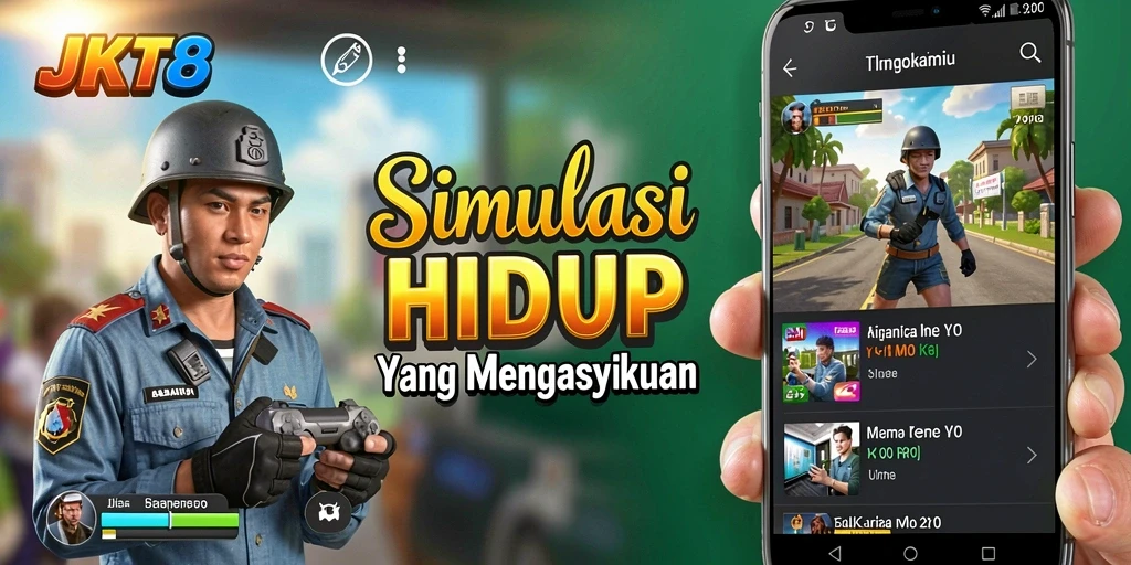 Tangkapan layar menunjukkan gameplay mendetail dalam JKT8.