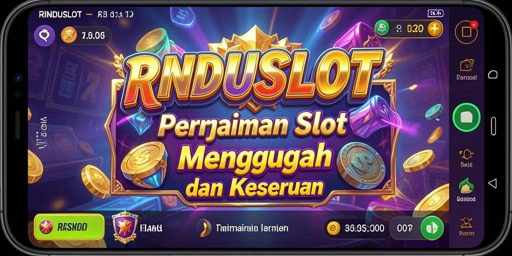 Screenshot RINDUSLOT menampilkan gameplay penuh strategi dan keseruan.