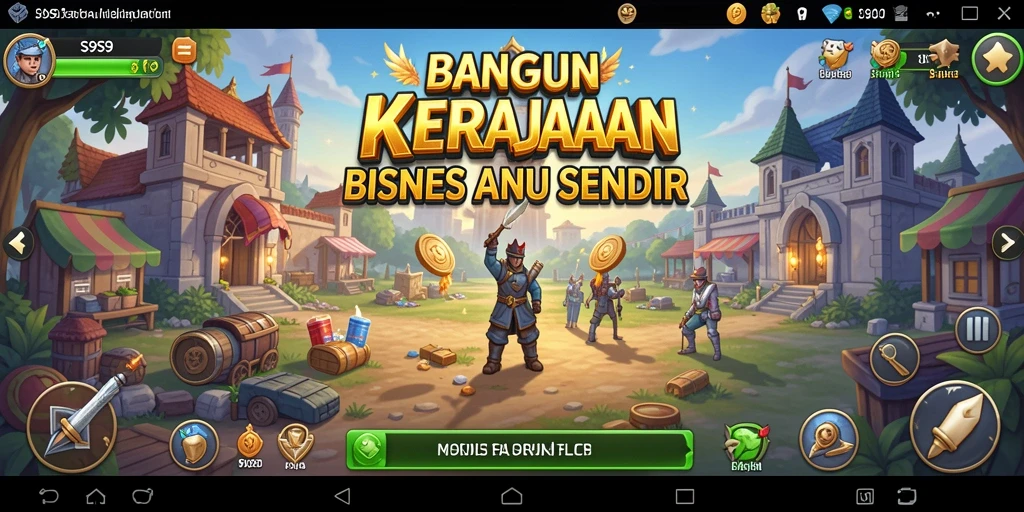 Tangkapan layar gameplay S9S9 yang penuh strategi Tycoon.