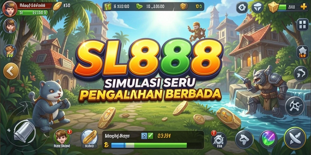 Screenshot dari gameplay menarik di SL888, menunjukkan interaksi dinamis.