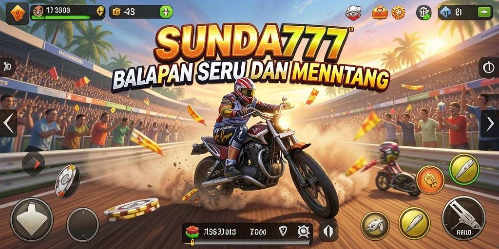Tampilan menarik dari gameplay Racing yang seru dan mendebarkan.