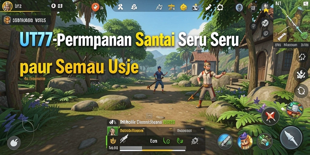 Tampilan gameplay UT77 yang menyenangkan dan santai.