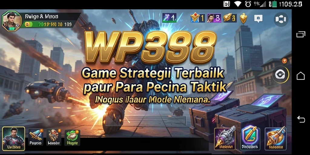 Screenshot gameplay WP888 menampilkan aksi strategi yang mendebarkan.